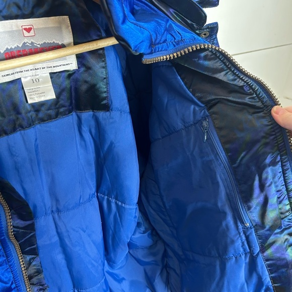 Vintage Obermeyer Ski Jacket Electric Blue Retro 80s/90s Women’s Size 10 Winter - Picture 8 of 10